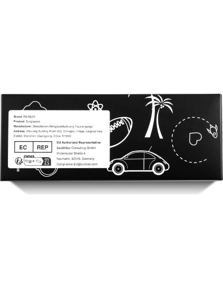 Gafas de sol FEISEDY aviador redondas metal UV400 Gafas de sol FEISEDY aviador redondas metal UV400