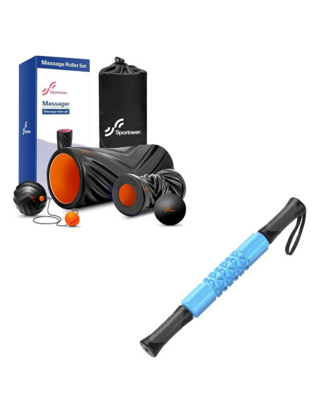 Conjunto de Rodillos de Espuma Sportneer 4 en 1 para Masaje