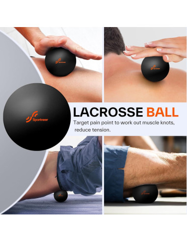 Conjunto de Rodillos de Espuma Sportneer 4 en 1 para Masaje