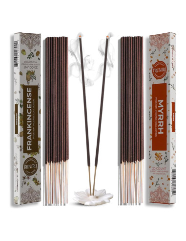 Varitas de Incienso TRUMIRI - 40 Piezas Incienso y Mirra
