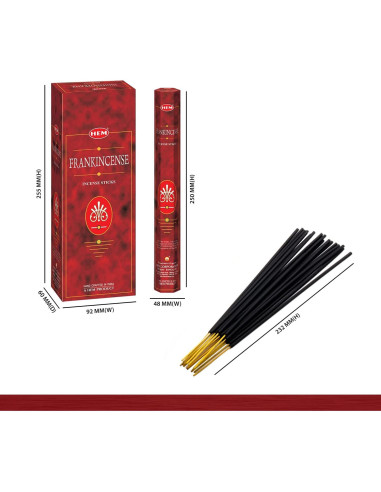 Incienso HEM 6 Paquetes de 20 Varitas Aromáticas