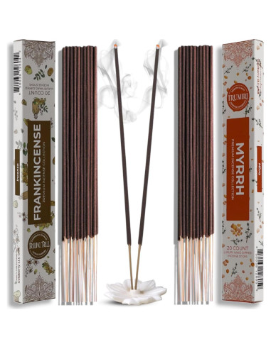 Varitas de Incienso TRUMIRI - 40 Piezas Incienso y Mirra