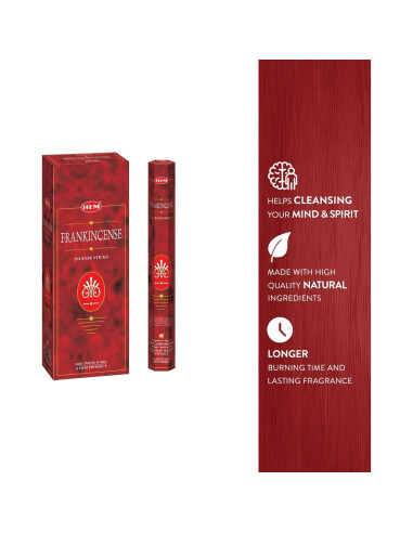 Incienso HEM 6 Paquetes de 20 Varitas Aromáticas