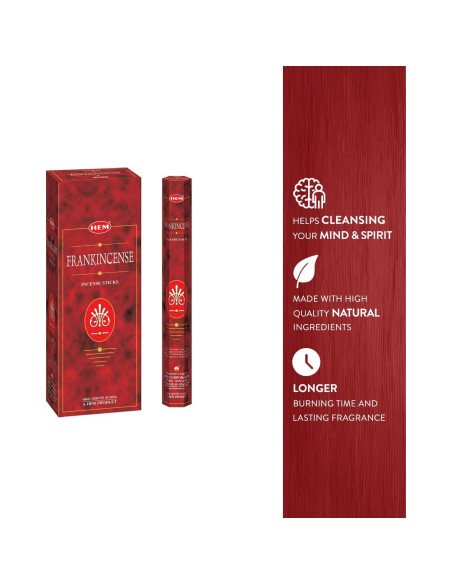 Incienso HEM 6 Paquetes de 20 Varitas Aromáticas