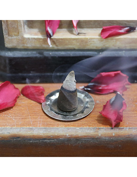 Conos de Incienso Yajna 100% Natural - Incienso y Mirra - 20 Unidades