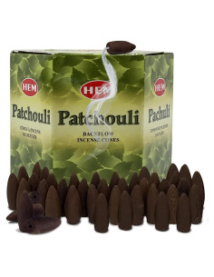 Conos de Incienso Patchouli TRUMIRI - 40 Unidades Naturales