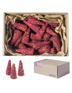 Conos de Incienso Natural Aiimuzeum 30 PCS - Rosa Silvestre
