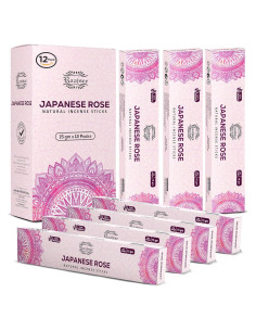 Incienso Natural Raajsee Rosa 180g - Hecho a Mano, Orgánico