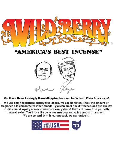 Varitas de Incienso Wild Berry Lavanda - 100 Unidades