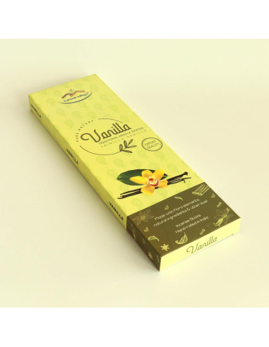 Incienso Masala Natural Aroma Valley Vainilla 100g - 75 Varitas