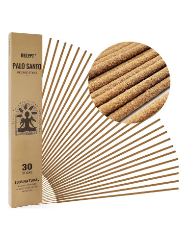 Varitas de Incienso Palo Santo RRTPPT 30 Unidades 100% Natural