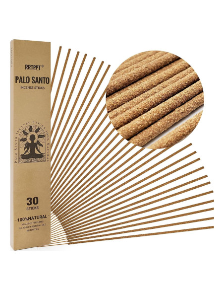 Varitas de Incienso Palo Santo RRTPPT 30 Unidades 100% Natural