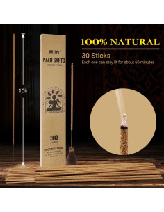 Varitas de Incienso Palo Santo RRTPPT 30 Unidades 100% Natural 2