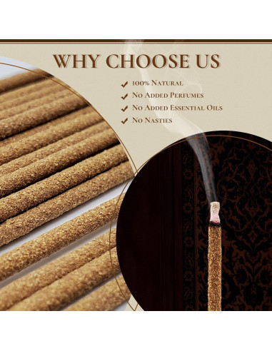 Varitas de Incienso Palo Santo RRTPPT 30 Unidades 100% Natural