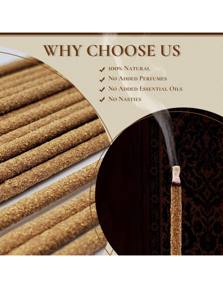 Varitas de Incienso Palo Santo RRTPPT 30 Unidades 100% Natural