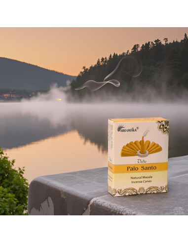 Conos de Incienso ARO VATIKA Palo Santo Védico 120 Unidades