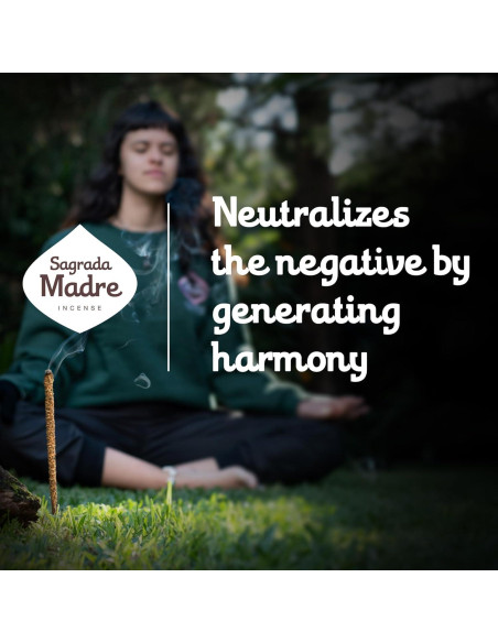 Varitas de Incienso Palo Santo Sagrada Madre 8pcs 23cm Ecológicas