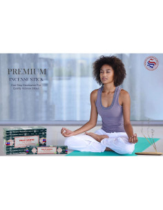 Incienso Palo Santo Tierra 12 Palos 22.1 cm Aromaterapia 2