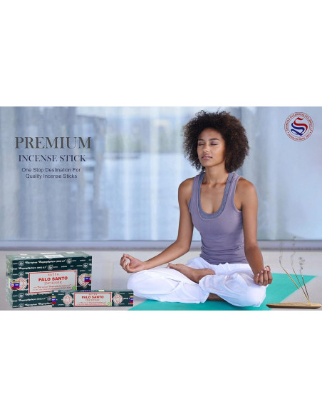 Incienso Palo Santo Tierra 12 Palos 22.1 cm Aromaterapia