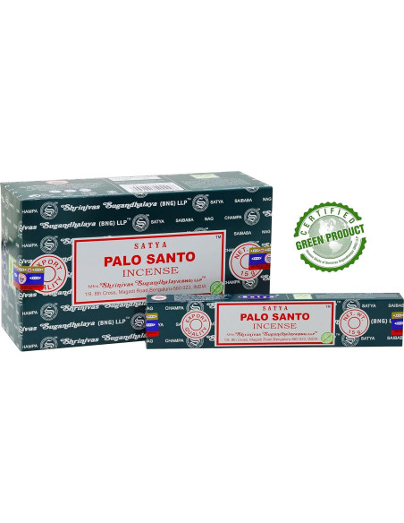 Incienso Palo Santo Tierra 12 Palos 22.1 cm Aromaterapia