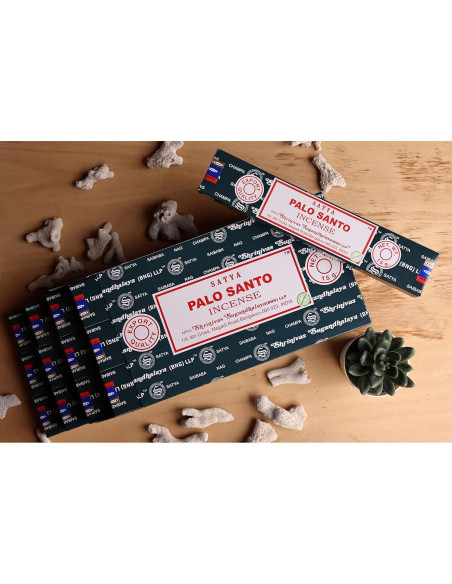 Incienso Palo Santo Tierra 12 Palos 22.1 cm Aromaterapia