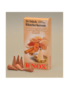 Conos de Incienso Almendra Knox 24 Piezas Fabricados en Alemania