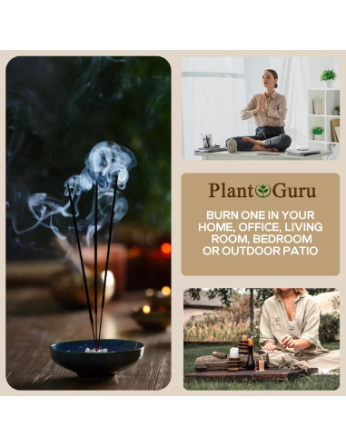 Incienso Natural Clavo Plant Guru 28 cm - 50 Varitas Aroma Duradero