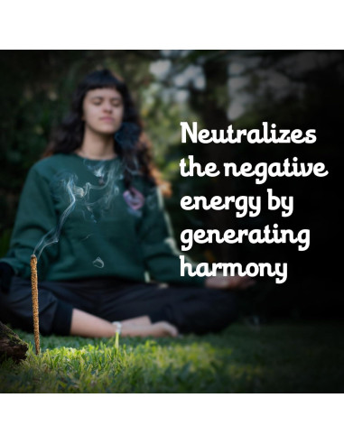 Incienso de Palo Santo Sagrada Madre 8 Varitas 23cm Ecológico