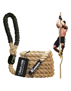 Cuerda de Escalada Keepark 3.05m Yute 1.5 Pulgadas Antideslizante
