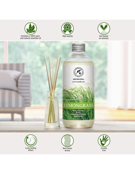 Recarga Difusor Aromático AROMATIKA Hierba Limón 2L