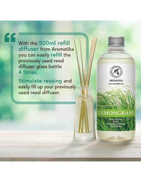 Recarga Difusor Aromático AROMATIKA Hierba Limón 2L