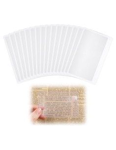 100 Tarjetas Lupa de Aumento Ubamdom 3x Portátiles 8.4x5.6cm