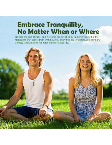 Collar Difusor de Aceite Esencial Mindfulness Plata 2-en-1