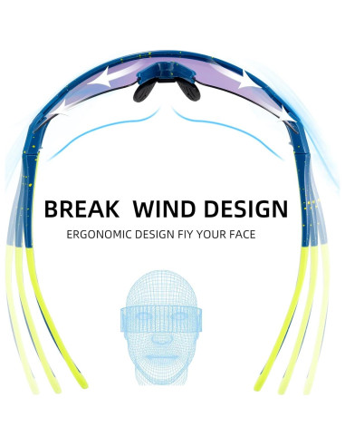 Gafas de sol ROCKBROS fotocromáticas UV400 para deportes