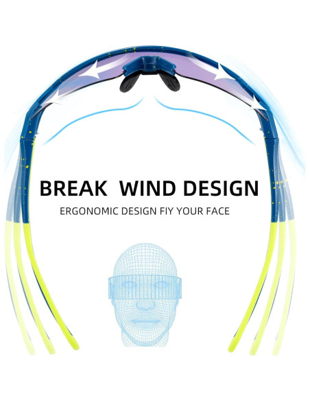 Gafas de sol ROCKBROS fotocromáticas UV400 para deportes