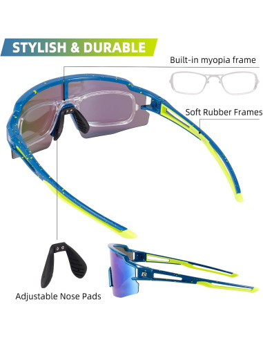 Gafas de sol ROCKBROS fotocromáticas UV400 para deportes