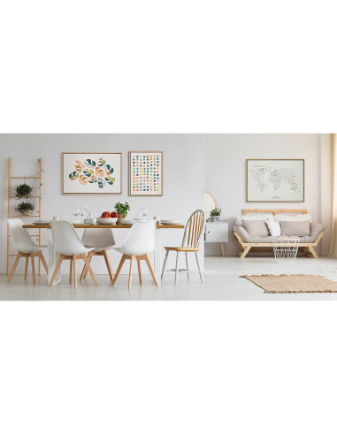 Arte en Lienzo Enmarcado Kate y Laurel Meditación 3 60x45 cm