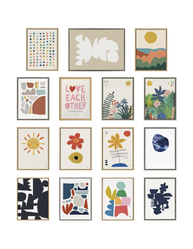 Arte en Lienzo Enmarcado Kate y Laurel Meditación 3 60x45 cm