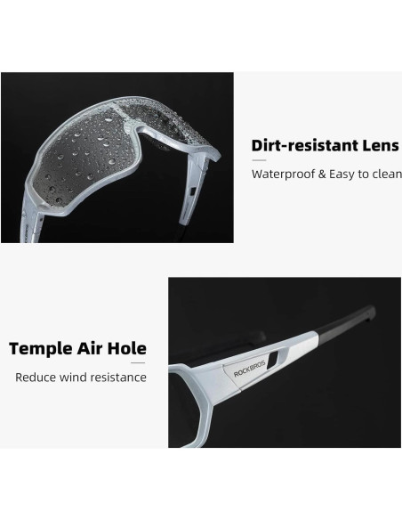 Gafas de sol fotocromáticas ROCKBROS UV400 para ciclismo