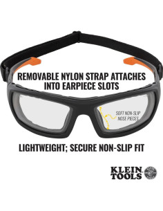Gafas de Seguridad Klein Tools 60538, Antiempañante, UV 2