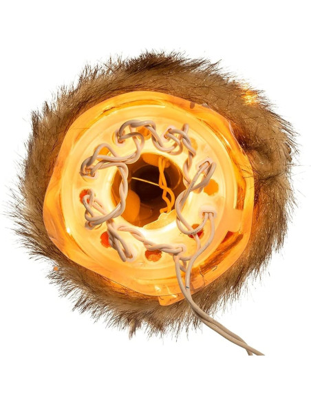 Treetop Navidad Kurt Adler 25.4 cm Santa Burdeos 10 Luces