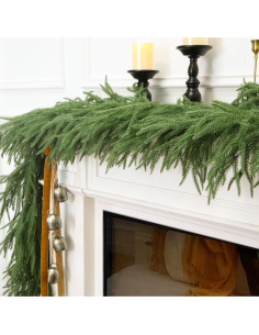 Guirnalda Navideña Artificial HMASYO 2.74m Norfolk Pine 105 Ramas 2