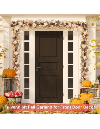 Guirnalda de Otoño Tulvend 1.83 m con 30 Luces Cálidas