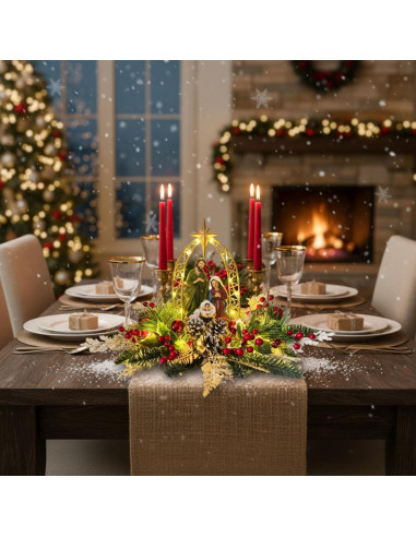 Escena de Natividad Iluminada Lnymura 50.8 cm con Temporizador