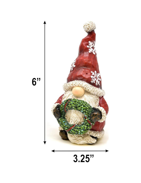 Conjunto de Gnomos de Navidad Santa Gift Boutique - 2 Piezas