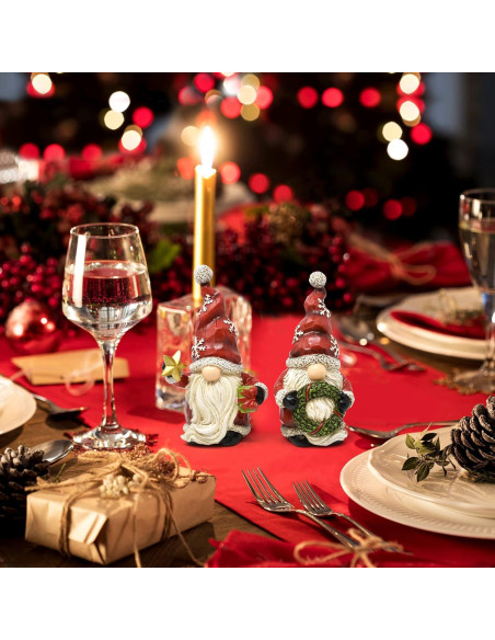 Conjunto de Gnomos de Navidad Santa Gift Boutique - 2 Piezas