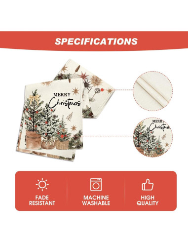 Corredor de Mesa Artoid Mode 33x183 cm Navidad Acebo