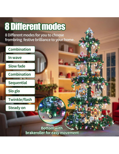 Árbol de Navidad de Exhibición 165 cm XmasHug Policromo