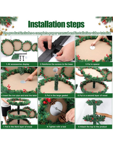 Árbol de Navidad de Exhibición 165 cm XmasHug Policromo