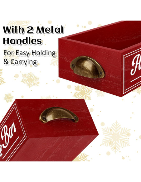 Caja de Almacenamiento de Madera TURSTIN para Chocolate Caliente